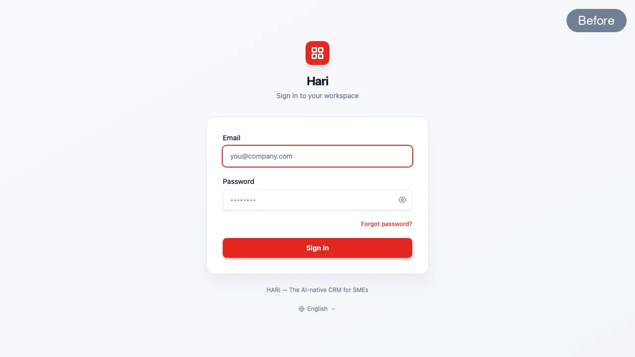 Unsubscribe confirm page instead of the sign-in form: Unsubscribe from marketing emails, the address that will be removed, a red Unsubscribe button, and Manage my preferences